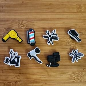 Hair Salon Themed Shoe Charms
